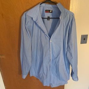 Light blue button down